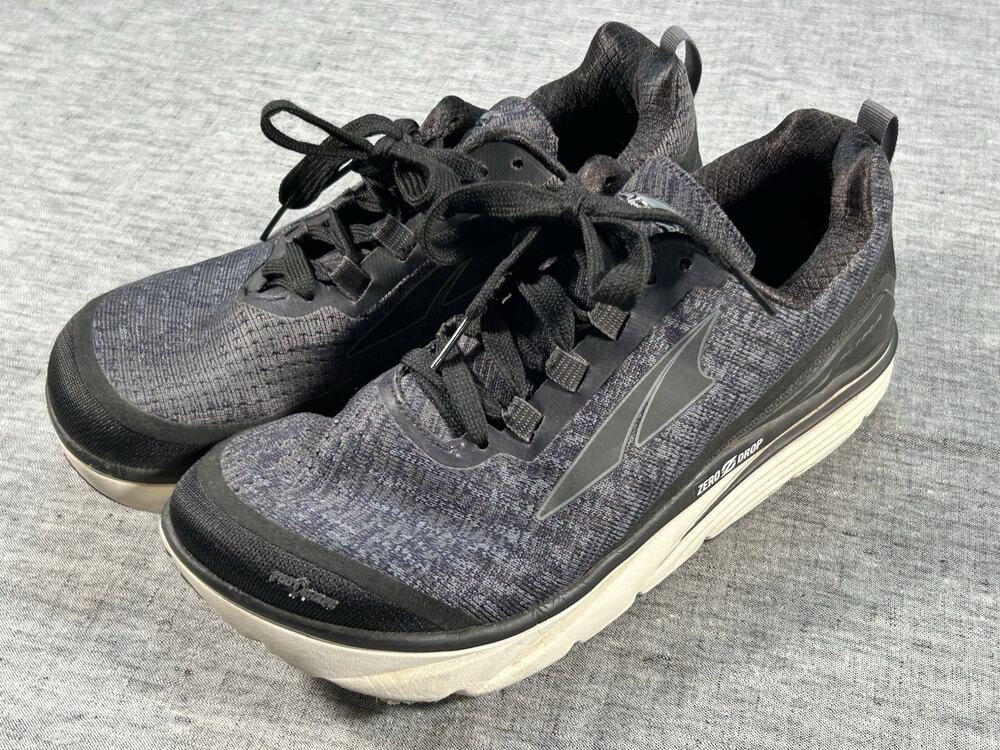 Altra Torin Knit 3.5 Shoes Mens 8 Grey Athletic Running Zero Drop Sneakers